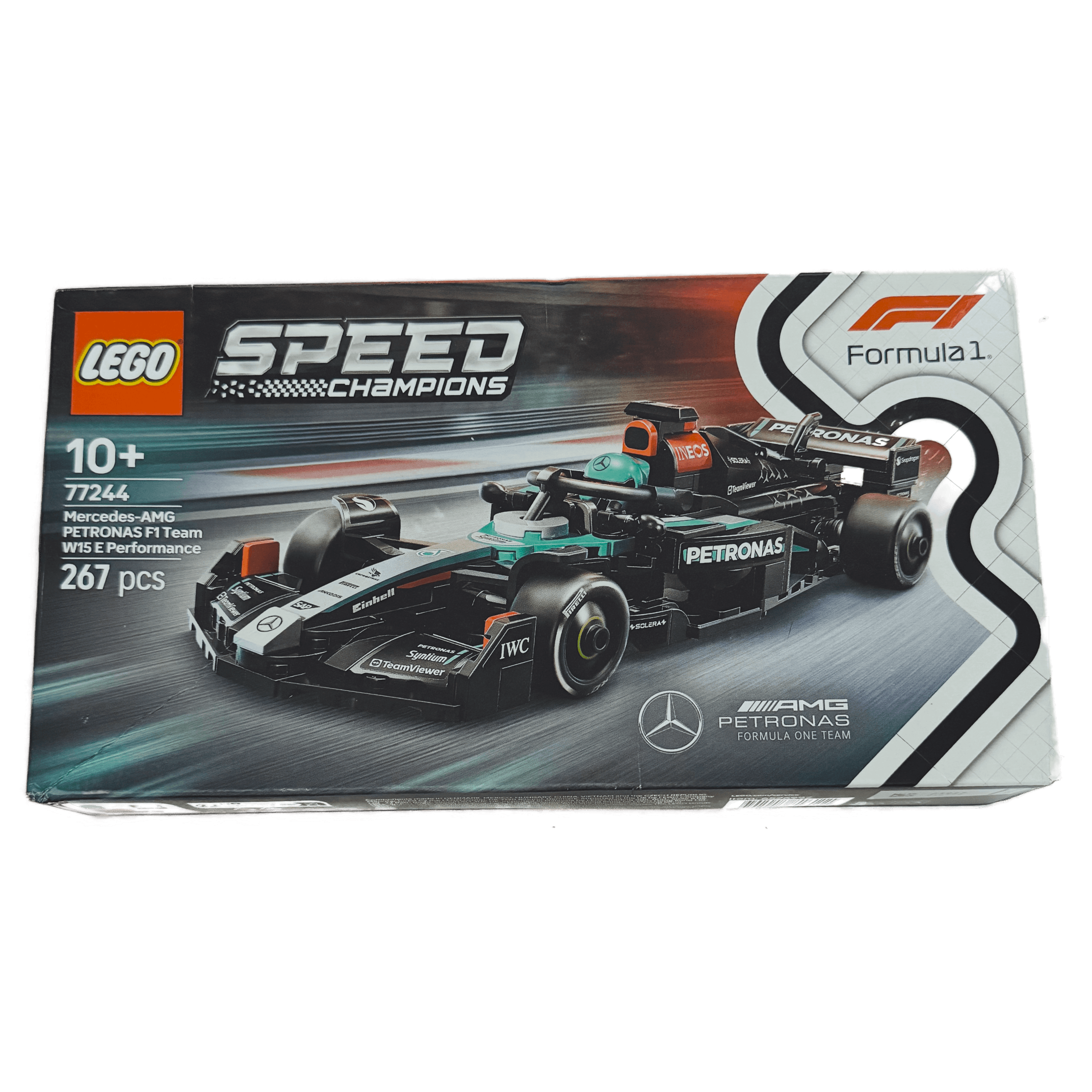 LEGO 77244 Mercedes-AMG PETRONAS W15 F1 Race Car | Kuso Oishii