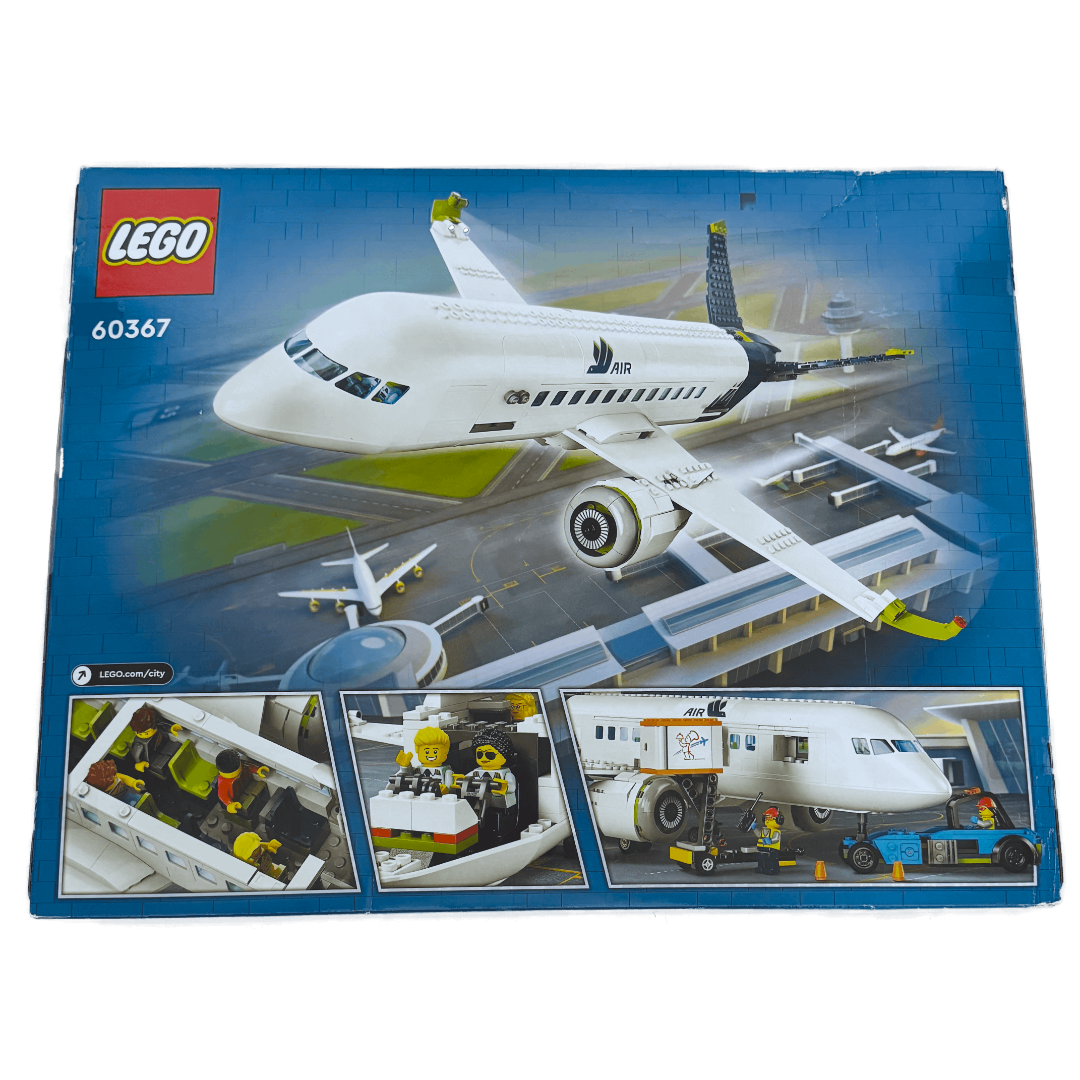 LEGO City 60367 Passenger Airplane | 913 Pieces & 7 Minifigures